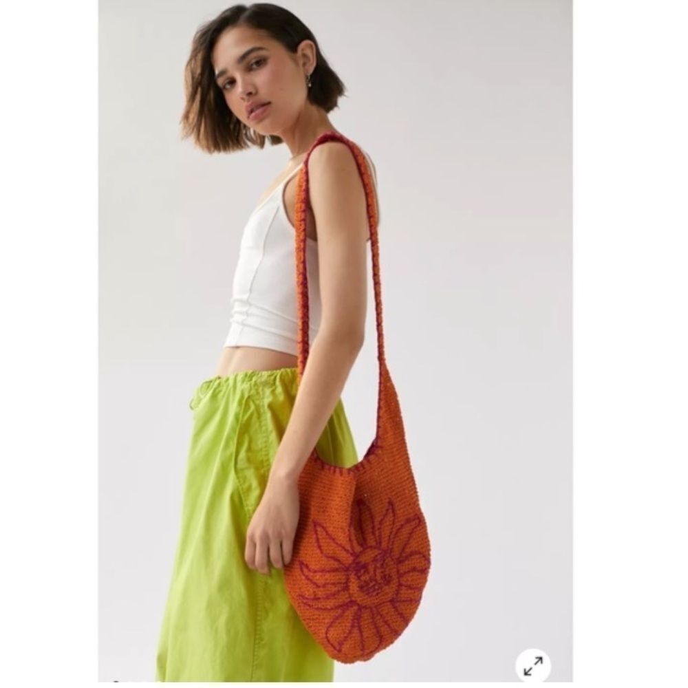 UO Sunshine Orange & Pink Sling Bag By Urban Outfitters